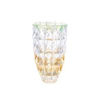Ваза зеленая Bohemia Gold Diamond 28 см купить необычные на заказ
