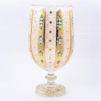 Ваза золото Bohemia Max Crystal 38 см купить необычные на заказ