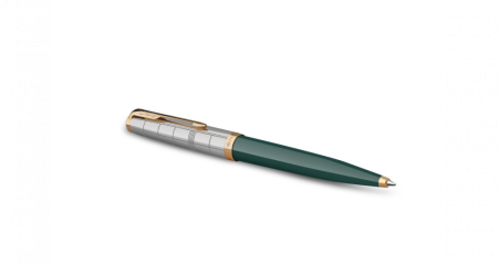 Шариковая ручка Parker 51 Premium Forest Green GT стержень: M, цвет чернил: black, в подарочной упаковке.