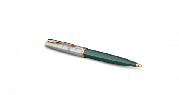 Шариковая ручка Parker 51 Premium Forest Green GT стержень: M, цвет чернил: black, в подарочной упаковке.