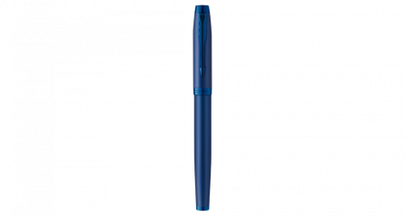 Перьевая ручка Parker IM Monochrome Blue, перо:F, цвет чернил: blue, в подарочной упаковке.
