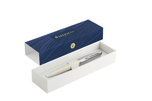 Шариковая ручка Waterman Embleme, цвет: IVORY CT, стержень: Mblue