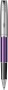 Ручка-роллер Parker Sonnet Essentials Violet SB Steel CT, цвет чернил black, перо: F,  в подарочной упаковке.