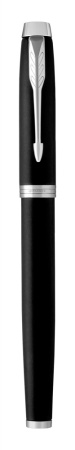 Перьевая ручка Parker IM Mat Black CT, перо: F, цвет чернил: blue, в подарочной упаковке.