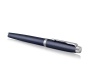 Ручка роллер Parker IM Metal Matte Blue CT, стержень: F, цвет чернил: black, в подарочной упаковке.