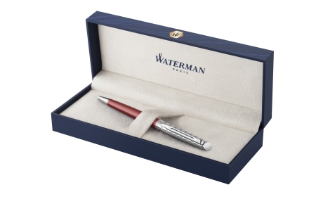 Шариковая ручка Waterman Hemisphere French riviera Deluxe RED CLUB в подарочной коробке