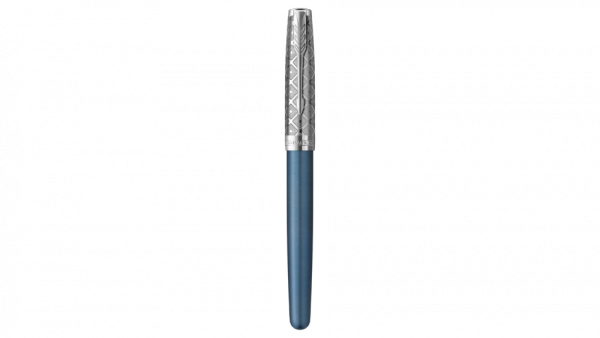 Ручка-роллер Parker Sonnet Premium Refresh BLUE CT, стержень: F, цвет чернил: black, в подарочной упаковке