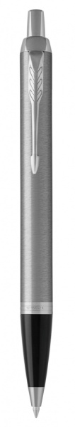 Набор из 2х ручек в подарочной коробке Parker IM "Duo" Stainless Steel CT;.  Шариковая и перьевая ручка.