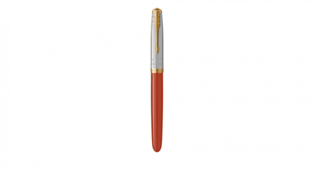 Перьевая ручка Parker 51 Premium Red GT, перо:M/F чернила:Black,Blue, в подарочной упаковке.