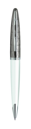 Шариковая ручка Waterman Carene, цвет: Contemporary white ST, стержень: Mblue