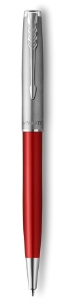 Шариковая ручка Parker Sonnet Entry Point Red Steel CT, стержень: M, цвет чернил: black , в подарочной упаковке