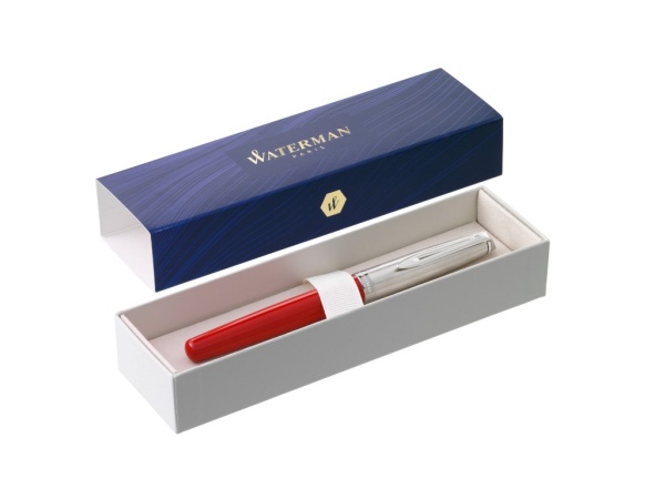 Ручка роллер Waterman  Embleme цвет RED CT, цвет чернил: черный