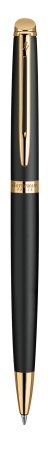 Шариковая ручка Waterman Hemisphere, цвет: MatteBlack GT, стержень: Mblk