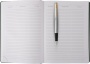 Подарочный набор: Ручка перьевая Parker Jotter Stainless Steel GT и Ежедневник недатированный черный