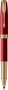 Ручка роллер Parker Sonnet  Lacquer Intense Red GT, стержень: F, цвет чернил: black, в подарочной упаковке