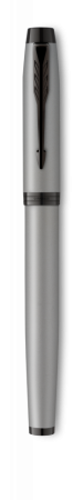 Перьевая ручка Parker IM Achromatic, Grey BT, перо: F, цвет чернил: blue, в подарочной упаковке.