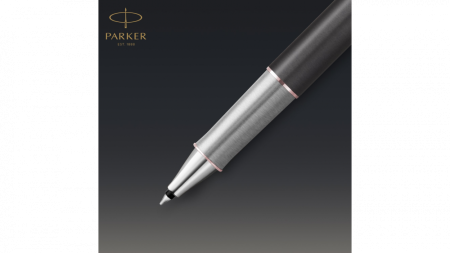 Ручка-роллер Parker Sonnet Premium Refresh GREY GT, стержень: F, цвет чернил: black, в подарочной упаковке