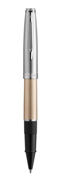Ручка роллер Waterman  Embleme цвет GOLD CT, цвет чернил: черный