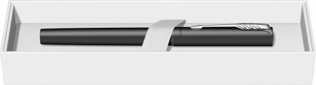 Ручка-роллер Parker Vector XL Black CT, стержень: F, цвет чернил:black, в подарочной упаковке
