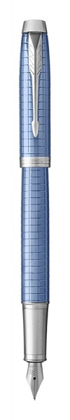 Перьевая ручка Parker IM Premium F322, Blue CT, перо: F, цвет чернил: Blue, в подарочной упаковке.