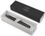 Перьевая ручка Parker IM Monochrome Black, перо:F/M, цвет чернил: blue, в подарочной упаковке.