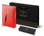 Подарочный набор: Jotter XL SE20 Monochrome в подарочной упаковке, цвет: Pink Gold, стержень Mblue и Ежедневник красный недатированный