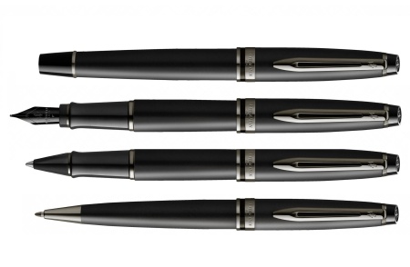 Ручка- роллер WatermanExpert Black F BLK в подарочной упаковке