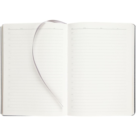 Подарочный набор: Ручка перьевая Parker Jotter Stainless Steel  и Ежедневник недатированный  серый