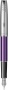 Перьевая ручка Parker Sonnet Essentials Violet SB Steel CT, перо: F, цвет чернил black, в подарочной упаковке.