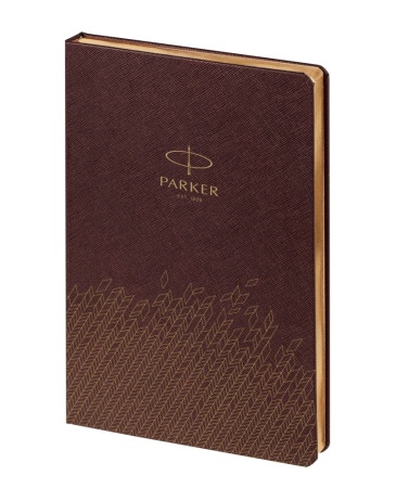 Ежедневник недатированный, коричневый c нанесением Logo Parker