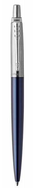 Шариковая ручка Parker Jotter Essential, Royal Blue CT, стержень: M, цвет чернил : blue или black