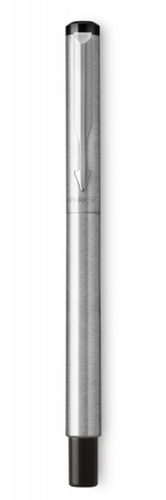Перьевая ручка Parker Vector F03, цвет: Steel, перо: F, цвет чернил: blue, в подарочной упаковке