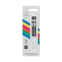 Стержень гелевый Parker Quink Gel, цвет Black, толщина линии M (0.7), в блистере 2 шт.