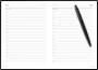 Подарочный набор: Шариковая ручка Parker  Jotter XL SE20 Monochrome в подарочной упаковке, цвет: Black, стержень: Mblue и Ежедневник черный недатирова