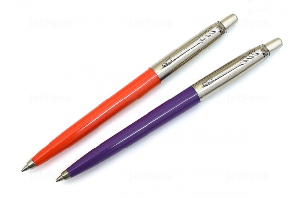 Набор ручек Parker Jotter Originals 80s Retrowave Vermilion Red/Indigo Purple M, в блистере