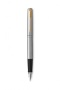 Подарочный набор: Ручка перьевая Parker Jotter Stainless Steel GT и Ежедневник недатированный черный