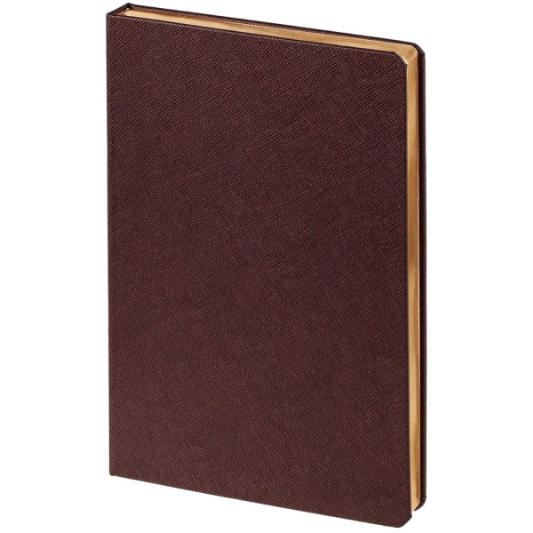 Подарочный набор: Шариковая ручка Parker Jotter Essential, St. Steel GT, стержень: Mblue и Ежедневник недатированный коричневый
