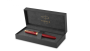 Перьевая ручка Parker Sonnet , Lacquer Intense Red GT, перо: F, цвет чернил: black, в подарочной упаковке
