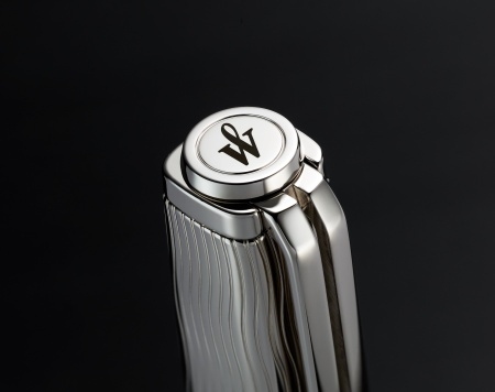 Перьевая ручка Waterman "Exception SE Deluxe Blue CT" синяя, перо:M , в подарочной упаковке.