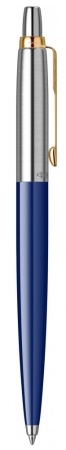 Шариковая ручка Parker Jotter K160, цвет: Blue/GT, стержень: M, цвет чернил: blue, в подарочной упаковке.
