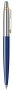Шариковая ручка Parker Jotter K160, цвет: Blue/GT, стержень: M, цвет чернил: blue, в подарочной упаковке.