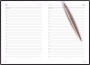 Подарочный набор: Jotter XL SE20 Monochrome в подарочной упаковке, цвет: Pink Gold, стержень Mblue и Ежедневник черный недатированный