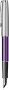Перьевая ручка Parker Sonnet Essentials Violet SB Steel CT, перо: F, цвет чернил black, в подарочной упаковке.