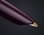 Перьевая ручка Parker 51 DELUXE PLUM GT, перо: F, цвет чернил: black, в подарочной упаковке.