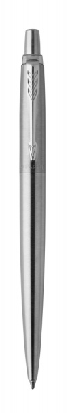 Подарочный набор: Шариковая ручка Parker Jotter Essential, St. Steel СT, стержень: Mblue и Ежедневник недатированный черный