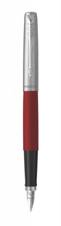 Перьевая ручка Parker Jotter Red CT , перо: F, цвет чернил: black, в подарочной упаковке