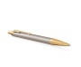 Подарочный набор:Шариковая ручка Parker IM Premium Warm Silver (grey) GT и Ежедневник недатированный А5 черный