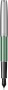 Перьевая ручка Parker Sonnet Essentials Green SB Steel CT, перо: F, цвет чернил black, в подарочной упаковке.