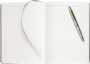 Подарочный набор: Шариковая ручка Parker Jotter Russia Steel GT и Ежедневник недатированный серый