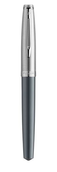 Ручка роллер Waterman  Embleme цвет GREY CT, цвет чернил: черный